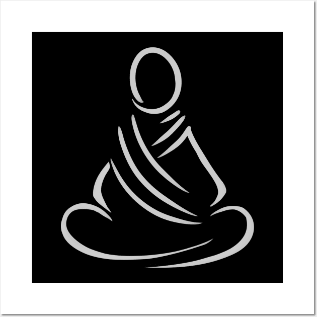 Monk | Dark Gandhara Wall Art by Gandhara